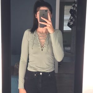 Stretchy Mint/Light Green Shirt